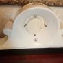 Rare Bone China Royal  Tara HARMONY Mantle Clock Image 2