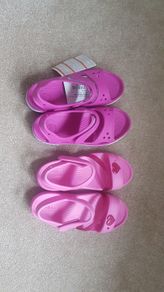 Girls Crocs Sandals - NEW