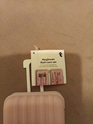 Brand new travel luggage manicure set