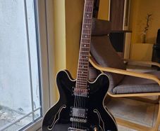 Stagg semi-acoustic electric guitar.