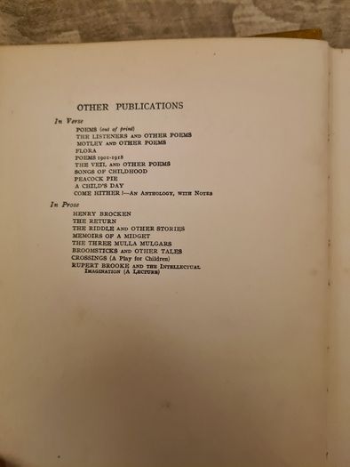The Connoisseur. By Walter De Lamare. Hardback.1926.1.