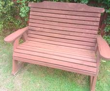 Timber 2-Seater Rocking Bench