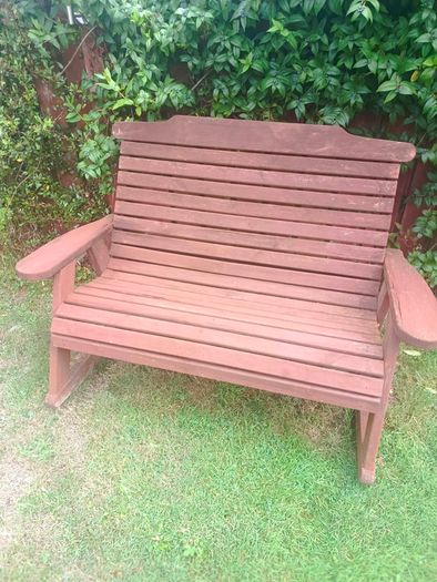 Timber 2-Seater Rocking Bench
