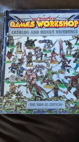 Rare Warhammer Complete Games Workshop Catalog and Hobby Reference 2004-05