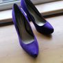 Women's Shoe's Purple Suede UK 6 euro Image 2