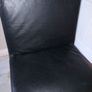 Leather Effect Black Stool Image 4