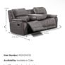 3 + 2 seater recliner couches Image 2