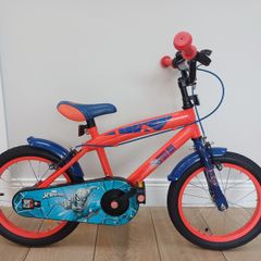 14 Inch Marvel Spider-Man Bike Blue
