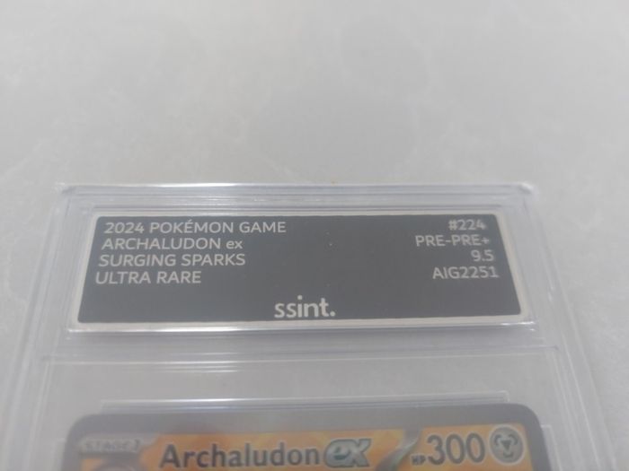 Pokemon TCG Archaludon Surging Sparks Ultra Rare Graded 9.5