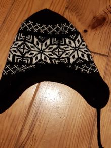 Black and White Winter Hat