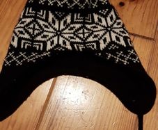 Black and White Winter Hat