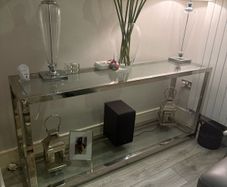 Glass Console Table