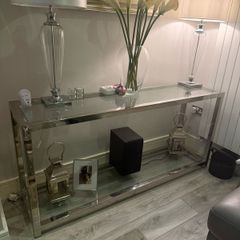 Glass Console Table