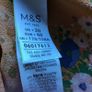 Marks and spencers Ladies floral orange blouse top size 20 includes Postage Image 4