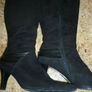 VAN DAL Black Boots Suede Leather Knee High Boots. Uk 6 Eu 39. Immaculate Image 4