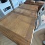 Extendable Oak dining table & 4 chairs Image 2