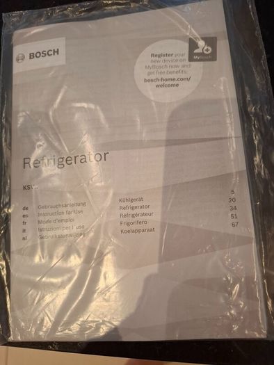 Bosch free standing fridge