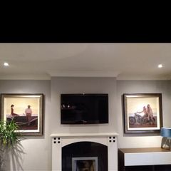 Pair of framed prints by Brent Lynch