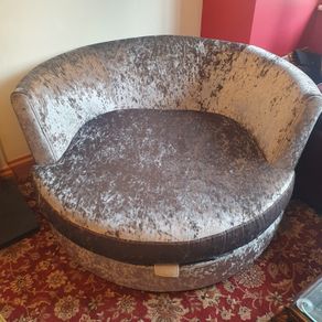 Revolving Round Sofa 2 piece