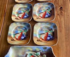 antique cake plates