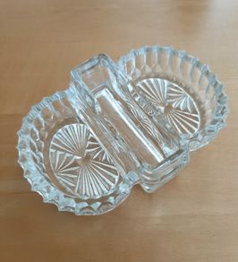 Vintage condiment & toothpick holder