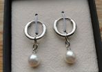 NEW - Kyoto Pearl with 925 Silver drop earrings