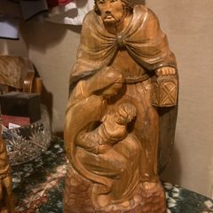 hand craved in holy land figures free postage