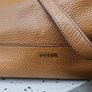 Genuine Fossil brown leather ladies shoulder bag Image 2