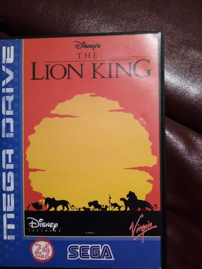 The Lion King Mega Drive Game Disney  Boxed with Manual