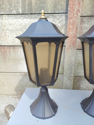 Vintage Pillar Lamps