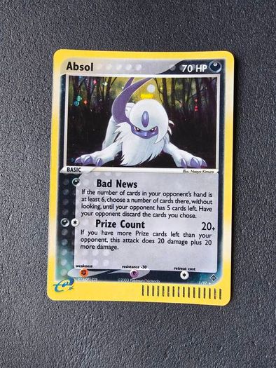 Absol pokemon vintage card