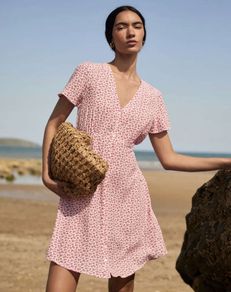New summer floral mini dress: Size 10