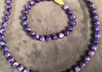 pearl necklace and bracelet