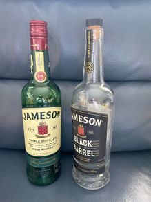 Jameson Black Barrel and Jameson Bottle