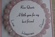 Rose Quartz bracelet, Gemstone jewellery, Bracelet,Best friend gift. Gift
