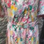 Vintage French floral dress Image 5