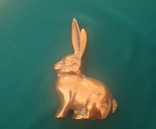 brass bunny