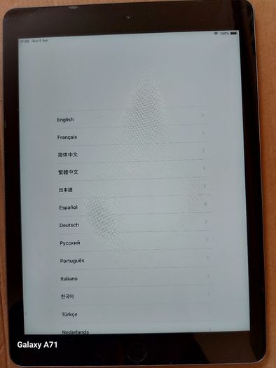 Apple Ipad Air 1st, 16GB, Space Grey, 89% Battery Life, Activation Lock, in excellent cosmetic condition