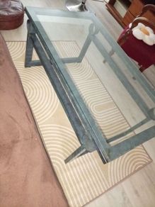 glass coffee table