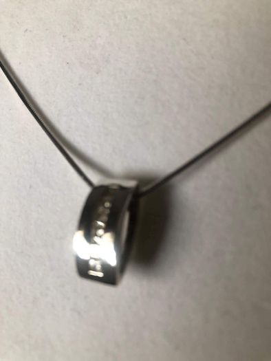 Sterling silver necklace and pendant