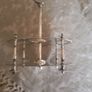 Silver & Cut Glass Condiment Set. Image 4