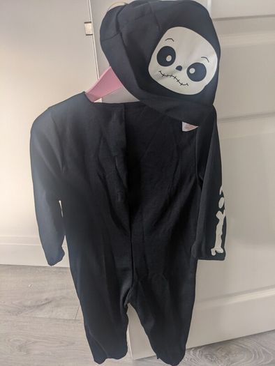 Hallowe'en costume Skeleton (unisex)2-3yrs
