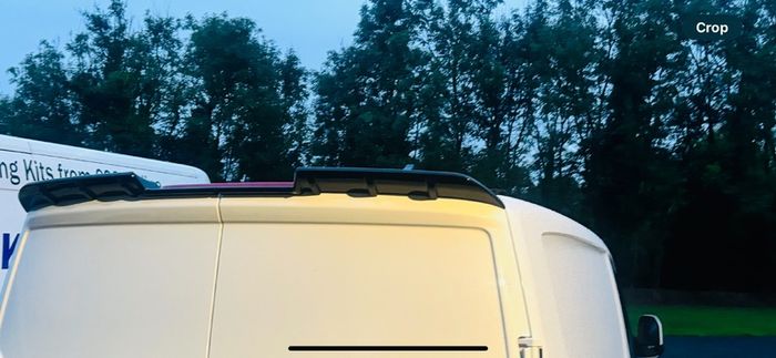 Ford transit custom rear spoiler for 2024 on