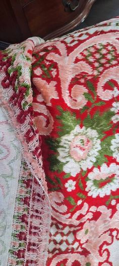 Victorian Velvet Tablecloth Huge