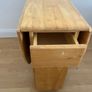 Drop leaf dining table with 4 chairs Image 3