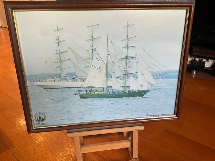 Print Commemorating Cutty Sark Tall Ships Race Visit to Cork July 1991