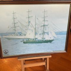 Print Commemorating Cutty Sark Tall Ships Race Visit to Cork July 1991