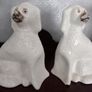 Antique Staffordshire mantel dogs Image 4