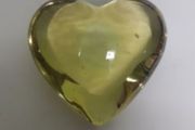 Paperweight - Ornament - Glass Heart