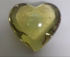 Paperweight - Ornament - Glass Heart
